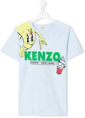 Kenzo Kids logo print T-shirt