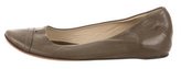 Thumbnail for your product : CNC Costume National Leather Round-Toe Flats