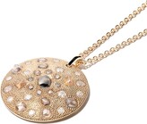 Thumbnail for your product : De Beers Jewellers 18kt yellow gold Talisman 10 Medal diamond small necklace