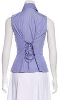 Thumbnail for your product : Anne Fontaine Sleeveless Ruffle Top