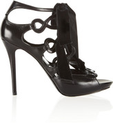 Thumbnail for your product : Alexander McQueen Cutout leather sandals