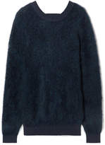 Thumbnail for your product : Thierry Mugler Cutout Brushed Knitted Sweater