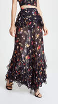 Thumbnail for your product : Rodarte Floral Pants with Lace Detail
