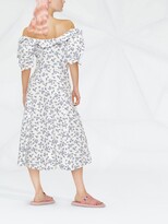 Thumbnail for your product : Polo Ralph Lauren Ruffle-Trim Floral Midi Dress