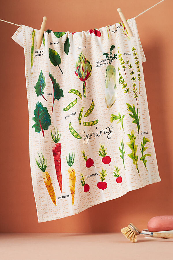 Anthropologie Bunny Hope Dish Towels 