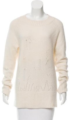 Chris Benz Distressed Cashmere Sweater