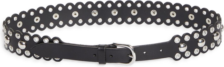 Isabel Marant Zalla Studded Leather Belt