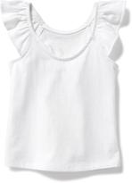 Thumbnail for your product : Old Navy Ruffle-Sleeve Graphic Tee for Toddler
