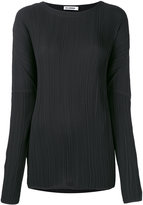 Jil Sander - round neck blouse - women - Polyester - 38
