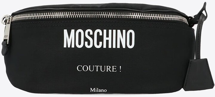 Moschino Logo Print Belt Bag