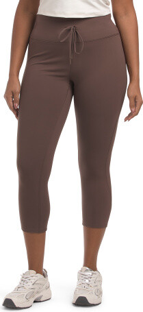 TJMAXX Drawstring Waist Capris, Spandex/Polyester