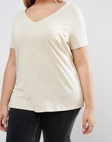 Thumbnail for your product : ASOS Curve CURVE Ultimate V Neck Slouchy T-Shirt