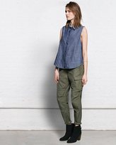 Thumbnail for your product : Rag and Bone 3856 Tent Tank - Chambray