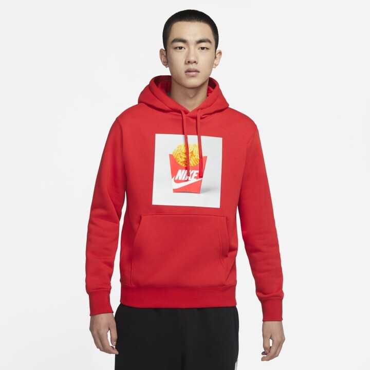 red nike sweater men