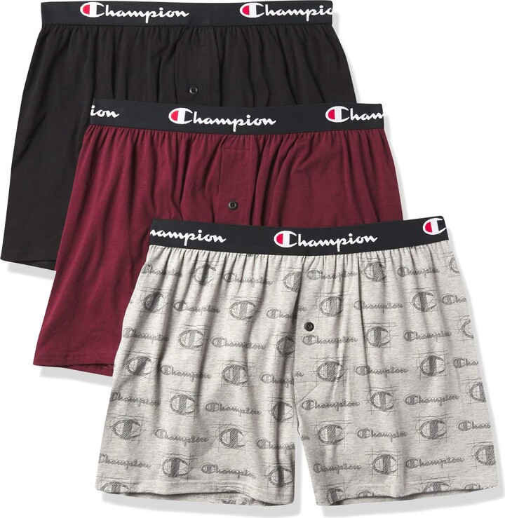 champion men's knit shorts