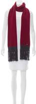 Thumbnail for your product : Chanel Fringe-Trimmed Rib Knit Stole