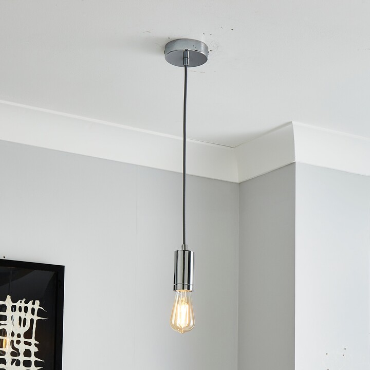 Dunelm Sava Flex Fitting Silver ShopStyle Ceiling Lighting