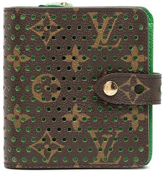 Louis Vuitton 2006 Pre-Owned Perforated Compact Wallet - ShopStyle