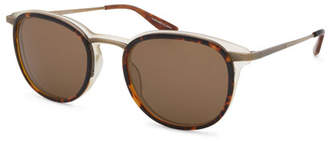Barton Perreira Men's Shulman Tortoiseshell Sunglasses