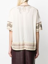 Thumbnail for your product : Isabel Marant silk embroidered T-shirt