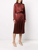 Thumbnail for your product : Vince side-fastening midi dress