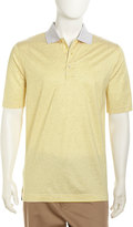 Thumbnail for your product : Bobby Jones Short-Sleeve Striped Jersey Polo, Pineapple
