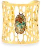 Thumbnail for your product : Devon Leigh Cutout Stone Cuff Bracelet