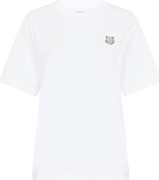 profile fox patch fitted tee shirt