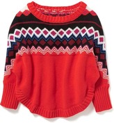 Thumbnail for your product : Old Navy Fair Isle Poncho for Toddler
