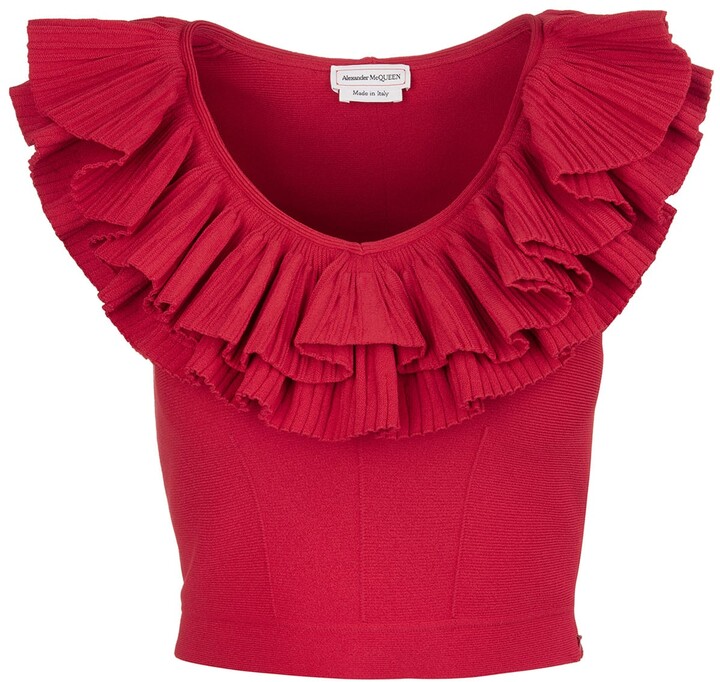 Red Knit Top | Shop the world's largest collection of fashion 