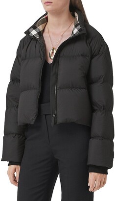burberry black puffer