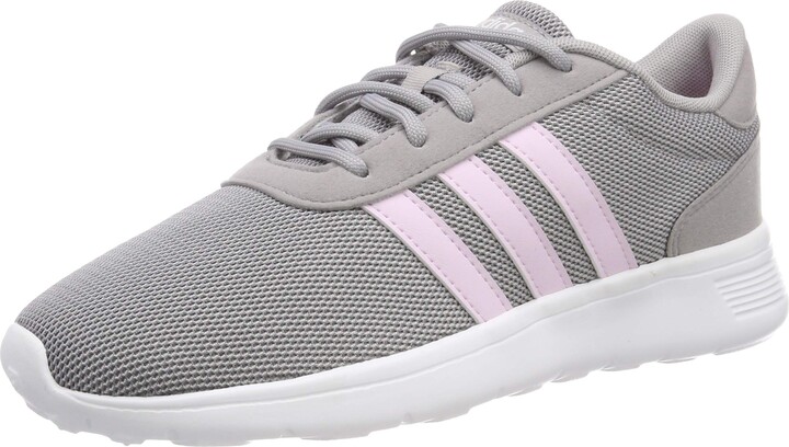grey and pink adidas
