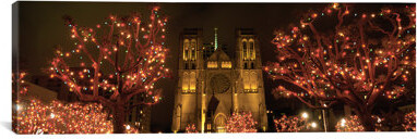 East Urban Home 'Grace Cathedral San Francisco California' Photographic Print on Canvas