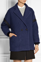 Thumbnail for your product : Band Of Outsiders Drop-shoulder wool-blend felt coat