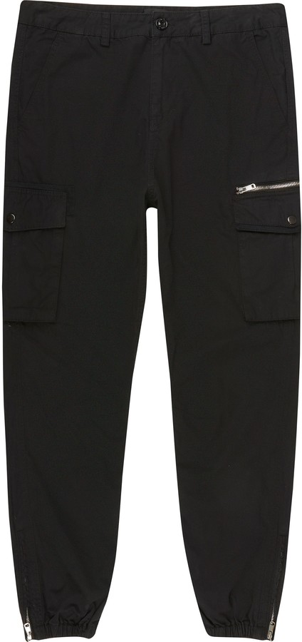 river island slim fit cargo trousers