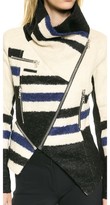 Thumbnail for your product : Yigal Azrouel Elongated Stripe Jacket