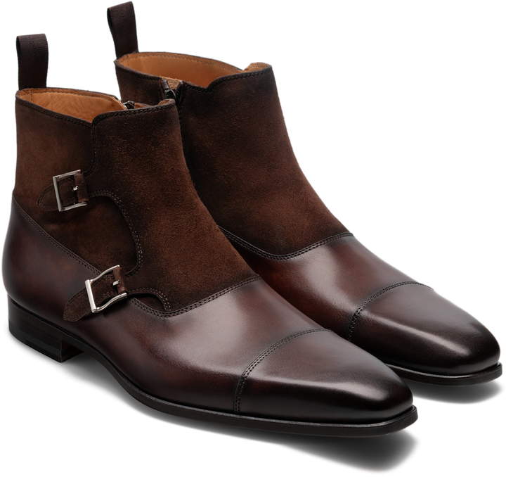 Magnanni Zamora Double Monk Strap Shoe - ShopStyle Boots