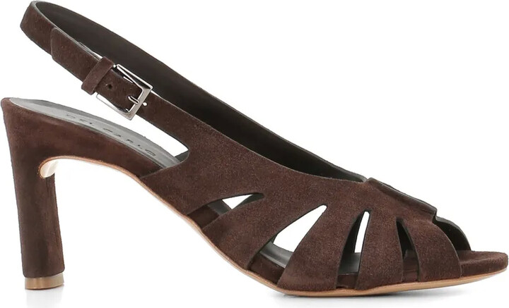 Del Carlo Cut-Out Slingback Sandals