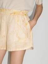 Thumbnail for your product : ALÉMAIS Cosmos elasticated-waist shorts