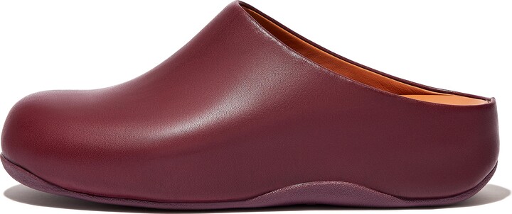shuv leather clogs