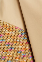 Thumbnail for your product : M Missoni Belted Cotton-gabardine And Knitted Trench Coat