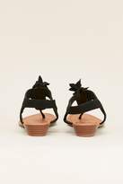 Thumbnail for your product : Wallis Black Floral Embellished Elastic Sandal