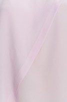 Thumbnail for your product : Rebecca Taylor Embellished Neck Asymmetrical Silk Top