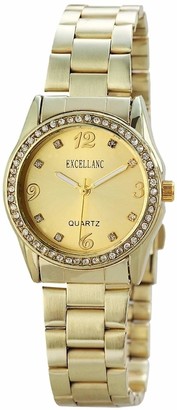 Excellanc Womens Analogue Quartz Watch with Stainless Steel Strap 1.52304E+11