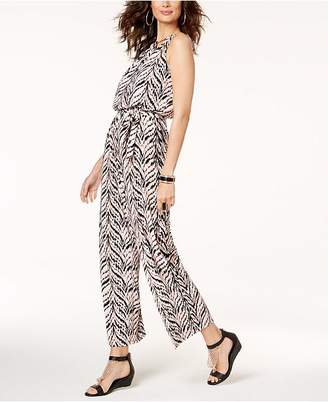 Thalia Sodi Printed Chain-Neck Jumpsuit, Created for Macy's