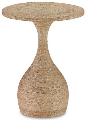 Currey & Company Simo Accent Table - Natural Gold