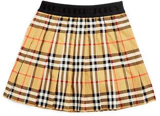 Burberry Girls' Vintage Check Pleated Skirt - Little Kid, Big Kid
