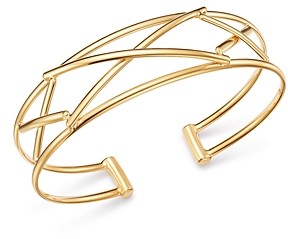 Bloomingdale's Open Design Cuff Bracelet in 14K Yellow Gold - 100% Exclusive