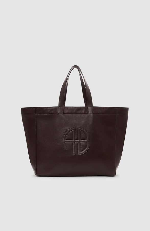 Anine Bing Rio Large Recycled Leather Tote