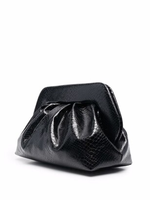 Themoire Bios faux-leather snakeskin-effect bag